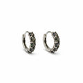ARETES DE PLATA CON ZIRCONIA CÚBICA IRIDISCENTE
