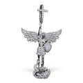 DIJE ÁNGEL DE PLATA CON MOISSANITA