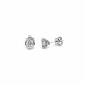 ARETES COBRA DE PLATA CON MOISSANITA