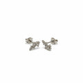 ARETES DE PLATA CON MOISSANITA