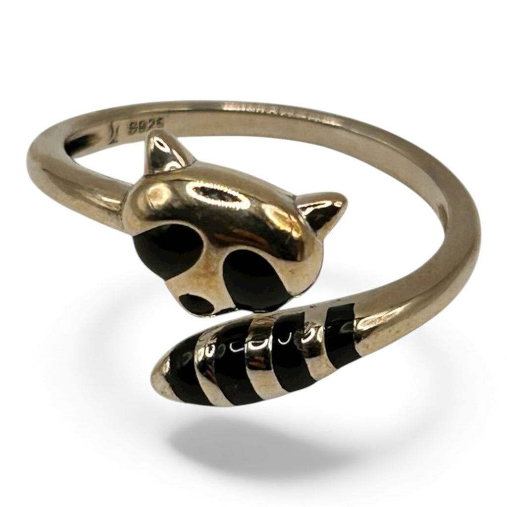 ANILLO MAPACHE DE PLATA