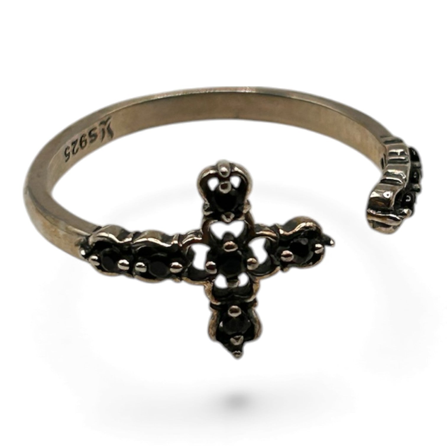 ANILLO CRUZ DE PLATA