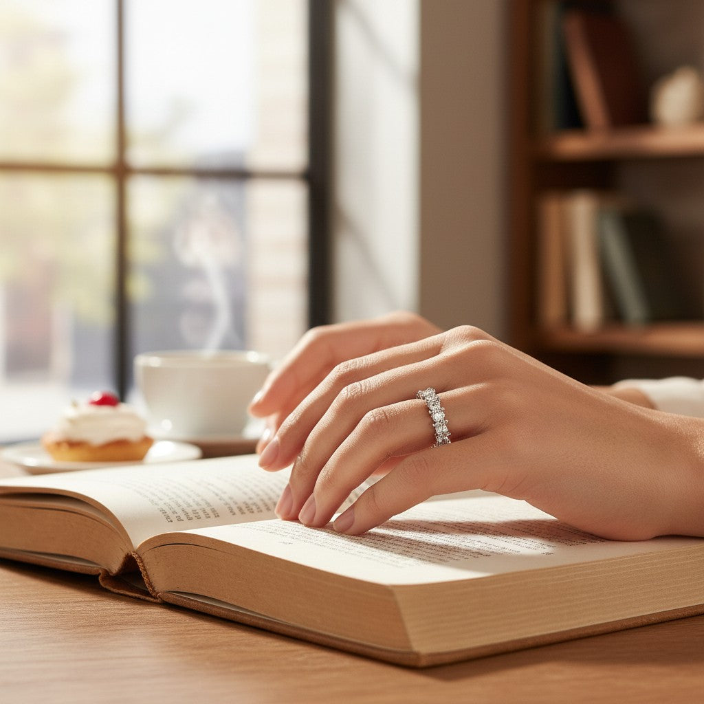 ANILLO CHURUMBELA DE PLATA CON ZIRCONIA CÚBICA