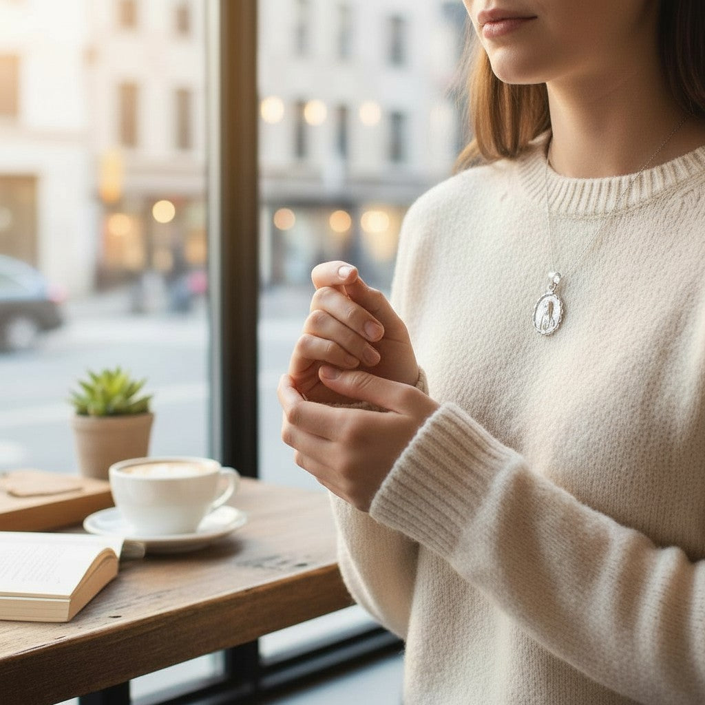 DIJE VIRGEN DE GUADALUPE DE PLATA